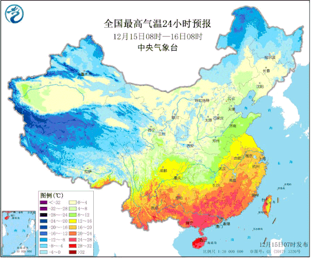 未来10天将有一次较强冷空气影响我国大部