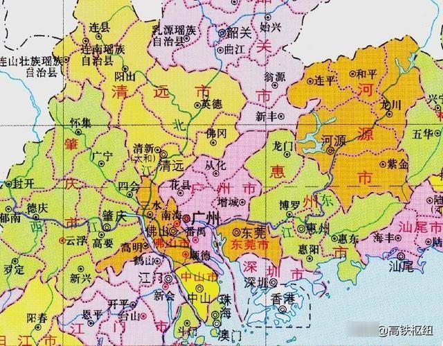 广东省九大城市排名的深层解读:东莞江门、江门