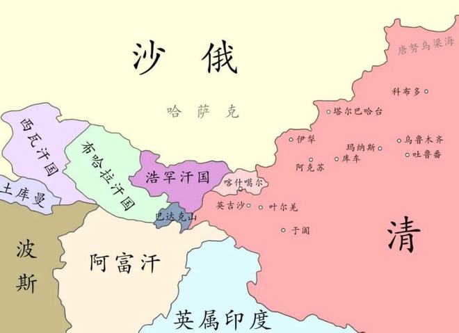 新疆，古称西域，在清朝还没收复新疆前