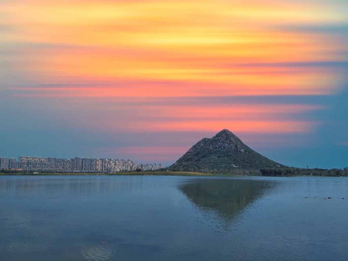 其实，额四渭南滴——雪后华山