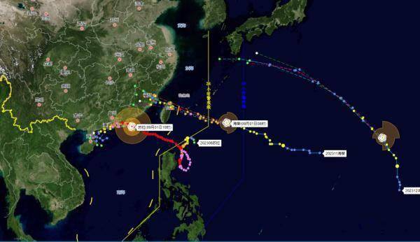 苏拉达维海葵三台共舞这些地方开学将会迎来台风雨