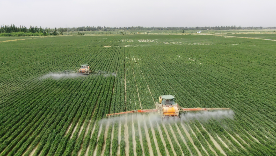 阿克苏市柳源镇祥和村农民驾驶一体式精量播种机播种棉花(图2) 阿克苏_阿克苏医院_阿克苏二中