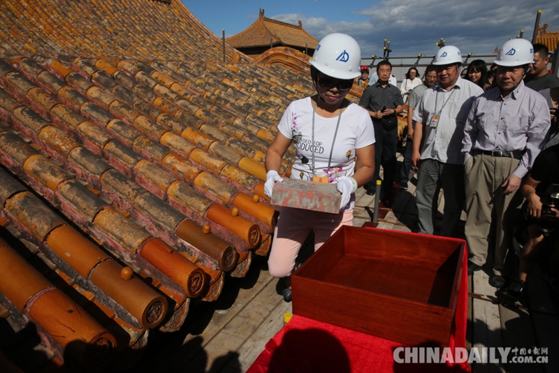 故宫养心殿研究性保护项目修缮开工仪式在养心门前举行