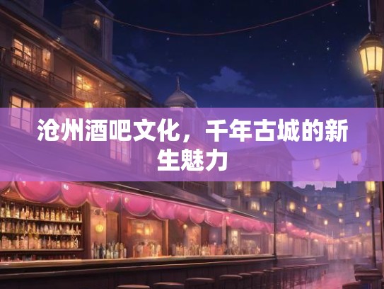 沧州酒吧文化，千年古城的新生魅力