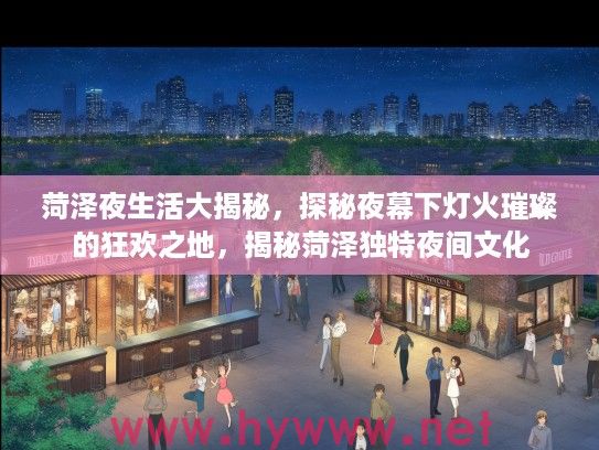 菏泽夜生活大揭秘，探秘夜幕下灯火璀璨的狂欢之地，揭秘菏泽独特夜间文化